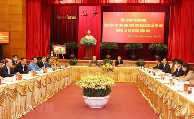 Tổng Bí thư Nguyễn Phú Trọng thăm và làm việc tại tỉnh Quảng Ninh